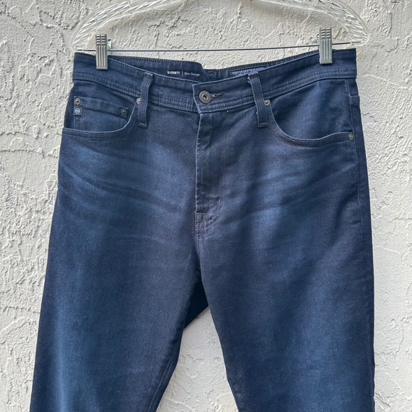 AG Jeans Everett Slim Straight Dark Wash Denim Jeans Men Size 33x32 - Picture 2 of 7